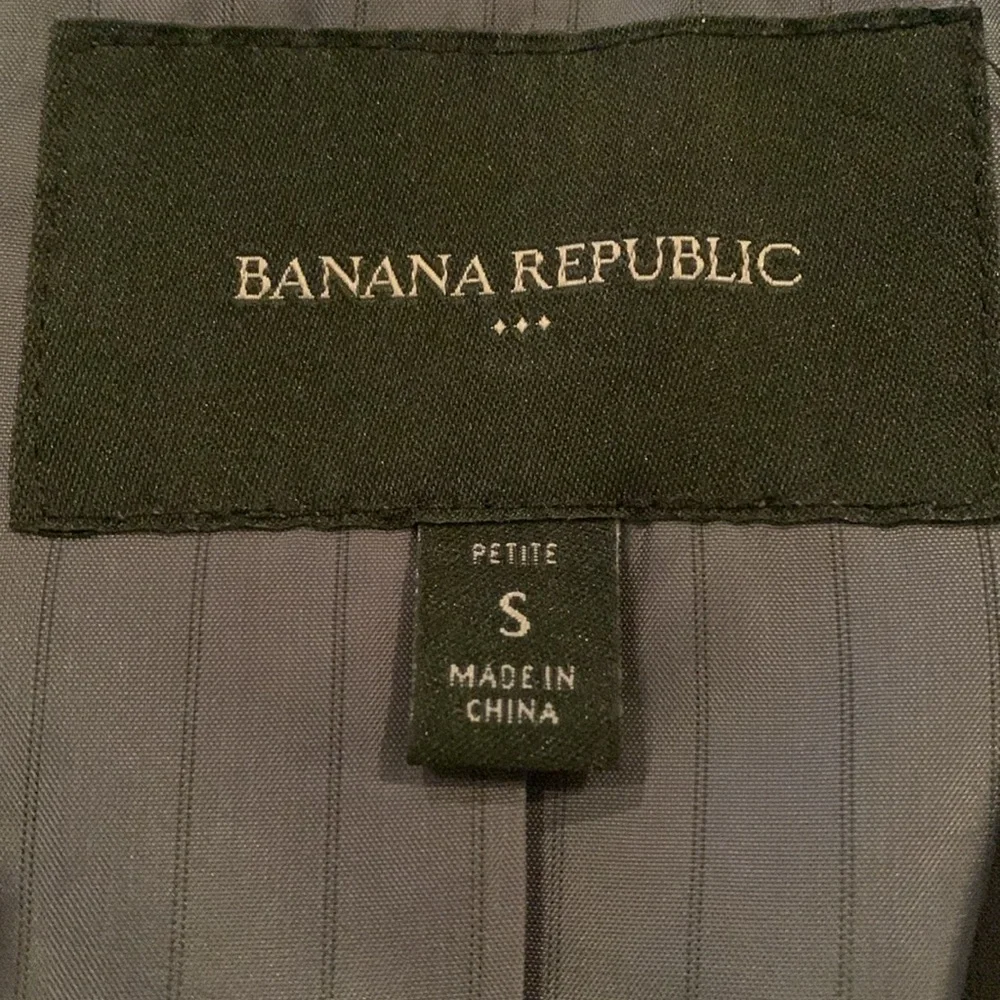 Banana Republic double breasted wool blend coat sz petite small - Picture 5 of 8